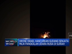 Video: Drone Israel Hancurkan Gudang Senjata Pangkalan Udara Rusia