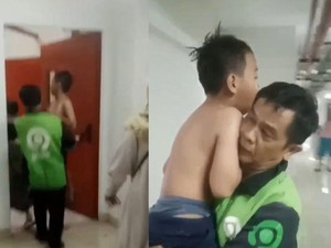Viral Video 4 Bocah Terjebak Lift di Rusun Pasar Rumput Jaksel