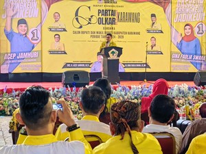 Kang Ace Minta Kader Raih 70% Suara buat Acep-Gina di Pilbup Karawang