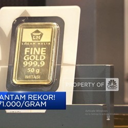 Video: Harga Emas Antam Rekor! Tembus Rp 1.471.000/gram