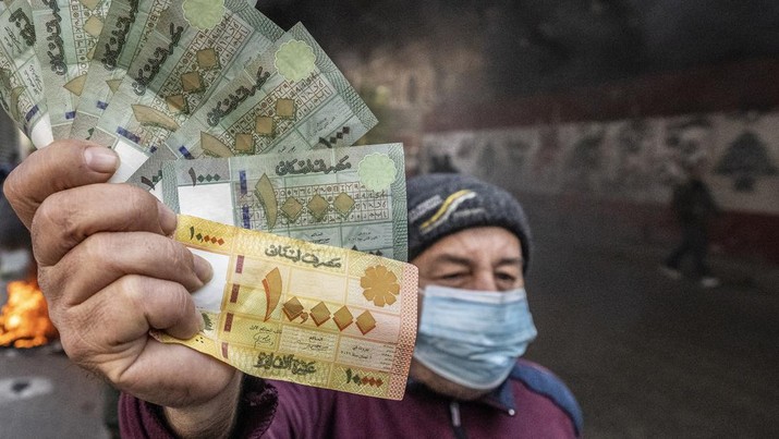 Pund Lebanon. (AP Photo/Hassan Ammar, File)