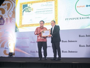 Jadi Role Model Petrokimia, Pupuk Kaltim Raih Penghargaan TOP BUMN Awards