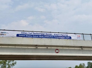 Tarif Tol Terbanggi Besar-Kayu Agung Bakal Naik, Ini Rinciannya