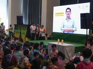 Di Hari Anak KAJ, Arsjad Rasjid Beri Pesan soal Bersyukur-Berbuat Baik
