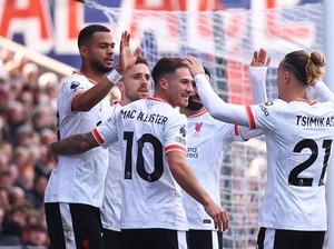 Babak I Crystal Palace Vs Liverpool: Jota Bawa The Reds Unggul 1-0