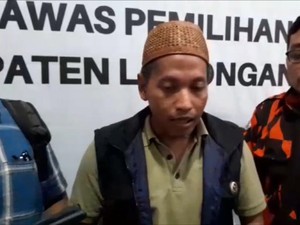 Lagi, Tim Yes-Dirham Laporkan Perusakan APK ke Bawaslu Lamongan