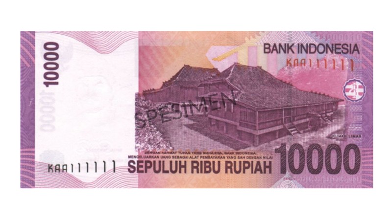 Uang Ketas Nominal Rp. 10.000 tahun 2005. (Dok. BI)