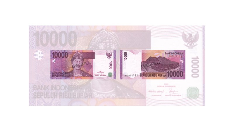 Uang Ketas Nominal Rp. 10.000 tahun 2005. Uang Ketas Nominal Rp. 10.000 tahun 2005. (Dok. BI)