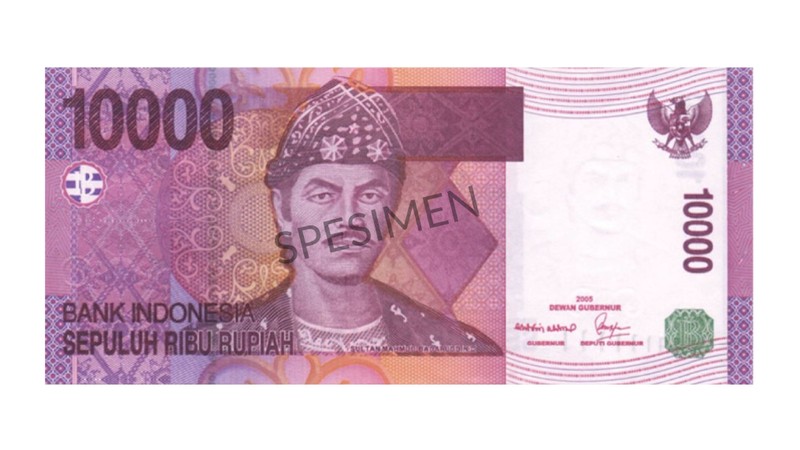 Uang Ketas Nominal Rp. 10.000 tahun 2005. (Dok. BI)