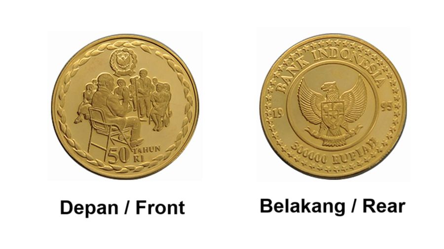 Uang Koin yang telah di cabut dari Bank Indonesia. (Dok. BI)