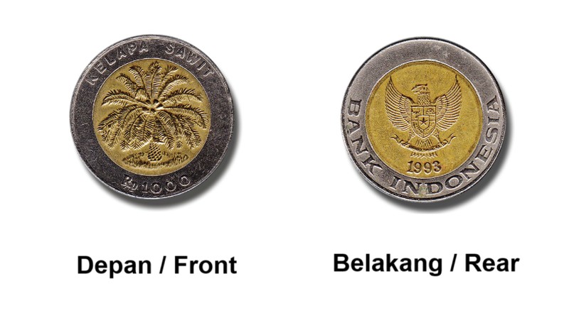 Uang Ketas Nominal Rp. 10.000 tahun 2005. (Dok. BI)