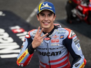 MotoGP Jepang: Marc Marquez Tetap Tenang Terlempar dari Baris Depan