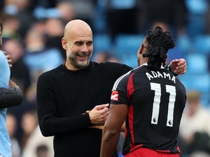 Man City Vs Fulham: Momen Guardiola Ajari Adama Traore