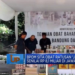 Video: BPOM Sita Ratusan 'Jamu Ilegal' Senilai Rp 8,1 M