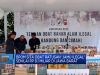 Video: BPOM Sita Ratusan 'Jamu Ilegal' Senilai Rp 8,1 M