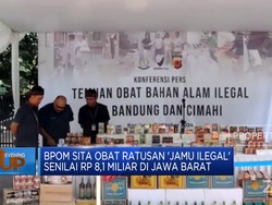 Video: BPOM Sita Ratusan 'Jamu Ilegal' Senilai Rp 8,1 M