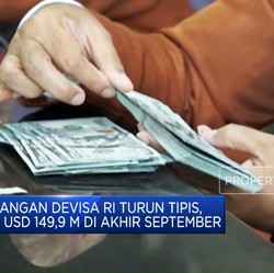 Video: Cadev RI Turun Tipis, Sisa USD 149,9 Miliar di Akhir September