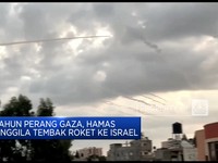 Video: 1 Tahun Perang Gaza, Hamas Tembak Roket ke Israel