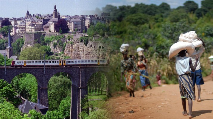 Foto Kolase Luxemburg dan Malawi. (AP Photo)