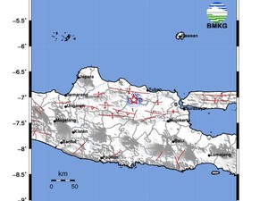 Gempa M 3,3 Guncang Bojonegoro