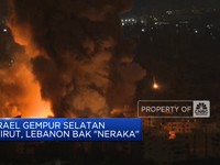 Video: Israel Luncurkan Serangan Terbesar, Beirut 'Bak' Neraka