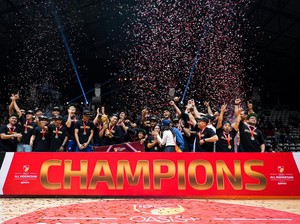 Pelita Jaya Kawinkan Gelar Juara IBL 2024 dan All Indonesian 2024
