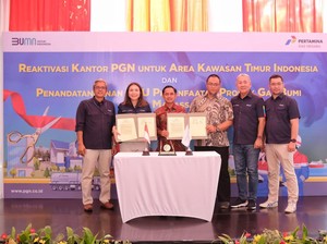Bidik Potensi 15 BBTUD di Sulawesi, PGN Teken 2 MoU Pemanfaatan Gas Bumi