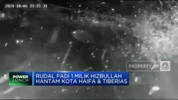 Video: Rudal Fadi 1 Milik Hizbullah Hantam Kota Haifa & Tiberias