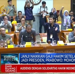 Video: Prabowo Janji Naikkan Gaji Hakim setelah Resmi Jadi Presiden