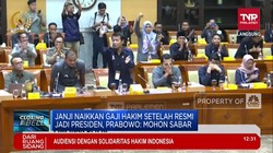 Video: Prabowo Janji Naikkan Gaji Hakim setelah Resmi Jadi Presiden