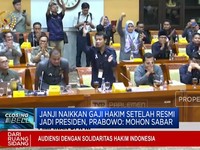 Video: Prabowo Janji Naikkan Gaji Hakim setelah Resmi Jadi Presiden