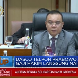 Video: Dasco Telpon Prabowo, Gaji Hakim Langsung Naik