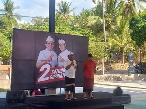 Sutjidra-Supriatna Janji Bangun Pasar Tradisional-Penampungan Air di Desa Les