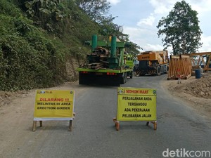 Jalan Poros Maros-Bone di Tompo Ladang Tutup Total 2 Jam Hari Ini