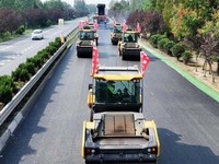 Potret China Buat Jalan Raya Tanpa Bantuan Manusia