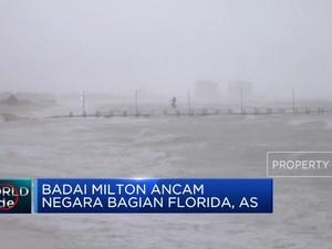 Video: Badai Milton Ancam Florida, Warga Ramai-Ramai Mengungsi
