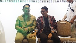 Video RK Bertemu Sandiaga saat Pameran Seni Bahas soal Pariwisata