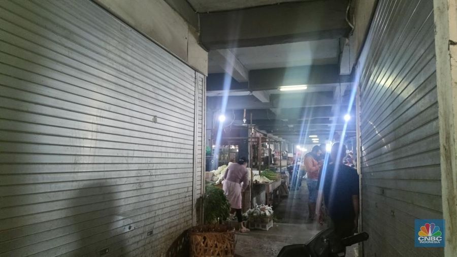 Pasar Ciputat pada Rabu (9/10/2024), (CNBC Indonesia/Ferry Sandi)