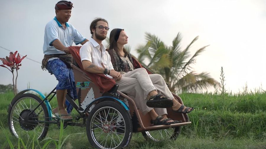 Penampakan becak listrik. (Dok: PBLI)