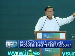 Prabowo Yakin RI Akan Jadi Produsen Emas Terbesar Di Dunia