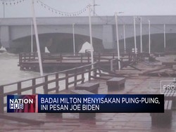 Video: Badai Milton Menyisakan Puing-Puing, Ini Pesan Joe Biden