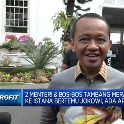Video: 2 Menteri & Bos-Bos Tambang Merapat ke Istana Bertemu Jokowi