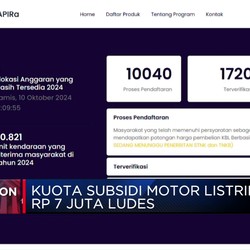 Video: Kuota Subsidi Motor Listrik Rp 7 Juta Ludes