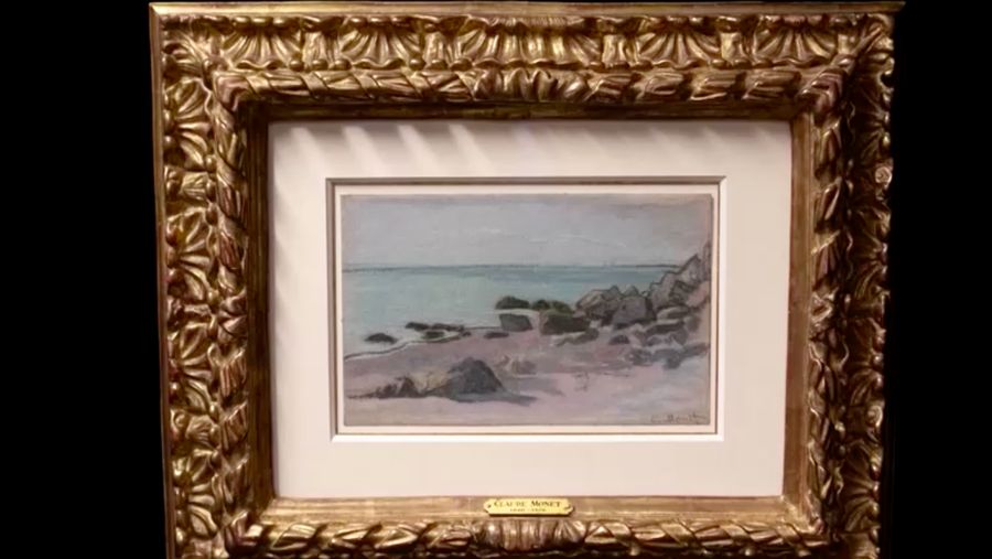 Lukisan Monet. (Tangkapan Layar Reuters)