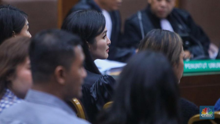Sidang lanjutan kasus dugaan korupsi pengelolaan tata niaga komoditas timah di wilayah Izin Usaha Pertambangan (IUP) PT Timah dengan di Pengadilan Tipiko, Jakarta, Kamis (10/10/2024).  (CNBC Indonesia/Faisal Rahman)