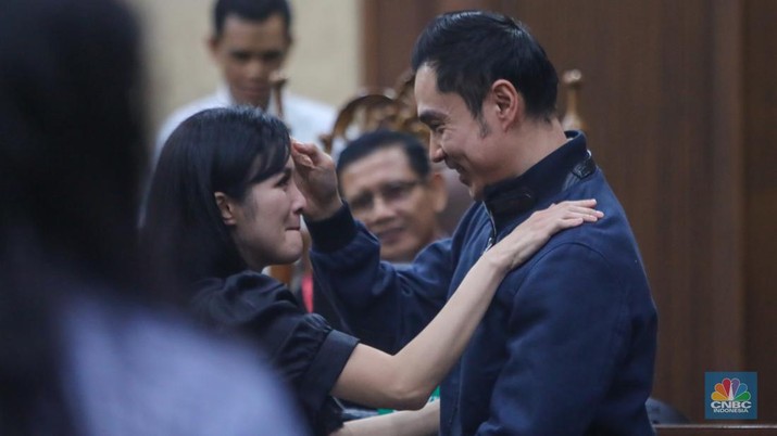 Sidang lanjutan kasus dugaan korupsi pengelolaan tata niaga komoditas timah di wilayah Izin Usaha Pertambangan (IUP) PT Timah dengan di Pengadilan Tipiko, Jakarta, Kamis (10/10/2024).  (CNBC Indonesia/Faisal Rahman)