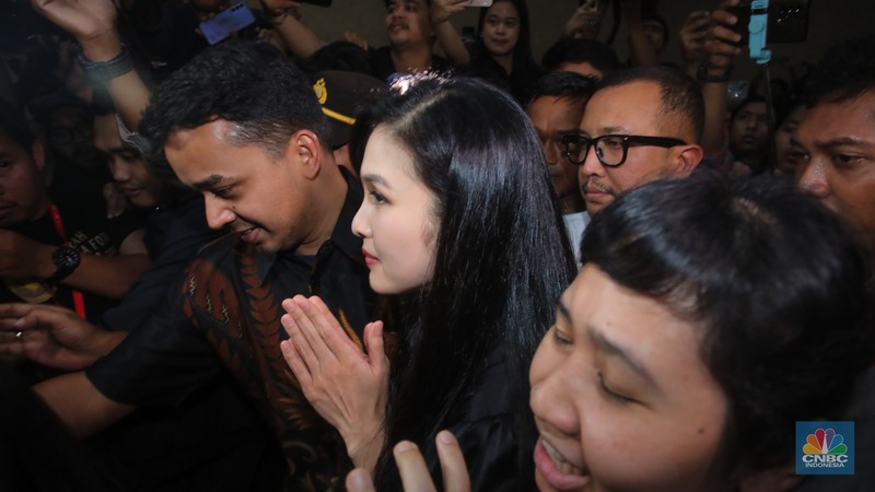 Sidang lanjutan kasus dugaan korupsi pengelolaan tata niaga komoditas timah di wilayah Izin Usaha Pertambangan (IUP) PT Timah dengan di Pengadilan Tipiko, Jakarta, Kamis (10/10/2024).  (վ/Faisal Rahman)