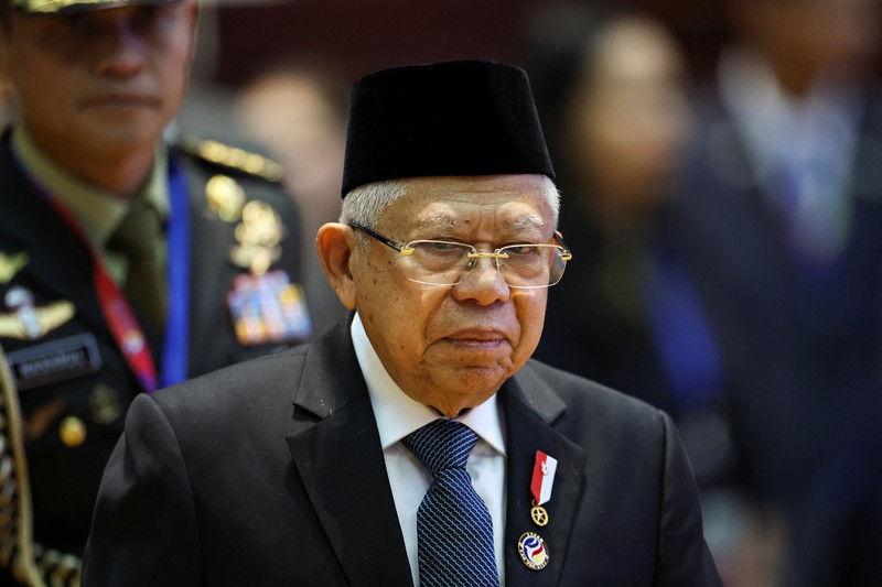 Sekretaris Tetap Luar Negeri Myanmar Aung Kyaw Moe, Presiden Filipina Ferdinand Marcos Jr, Perdana Menteri Singapura Lawrence Wong, Perdana Menteri Thailand Paetongtarn Shinawatra, Perdana Menteri Vietnam Pham Minh Chinh, Perdana Menteri Laos Sonexay Siphandone, Perdana Menteri Malaysia Anwar Ibrahim, Sultan Brunei Hassanal Bolkiah, Perdana Menteri Kamboja Hun Manet, Wakil Presiden Indonesia Ma'ruf Amin, Perdana Menteri Timor-Leste Xanana Gusmao dan Presiden Korea Selatan Yoon Suk Yeol menghadiri KTT ASEAN-Republik Korea ke-25 untuk memperingati HUT ke-35 Hubungan Dialog, di Pusat Konvensi Nasional di Vientiane, Laos, 10 Oktober 2024. Sekretaris Tetap Luar Negeri Myanmar Aung Kyaw Moe, Presiden Filipina Ferdinand Marcos Jr, Perdana Menteri Singapura Lawrence Wong, Perdana Menteri Thailand Paetongtarn Shinawatra, Perdana Menteri Vietnam Pham Minh Chinh, Perdana Menteri Laos Sonexay Siphandone, Perdana Menteri Malaysia Anwar Ibrahim, Sultan Brunei Hassanal Bolkiah, Perdana Menteri Kamboja Hun Manet, Wakil Presiden Indonesia Ma'ruf Amin, Perdana Menteri Timor-Leste Xanana Gusmao dan Presiden Korea Selatan Yoon Suk Yeol menghadiri KTT ASEAN-Republik Korea ke-25 untuk memperingati HUT ke-35 Hubungan Dialog, di Pusat Konvensi Nasional di Vientiane, Laos, 10 Oktober 2024. (REUTERS/Athit Perawongmetha)