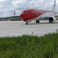 Bersejarah! Jokowi Mendarat dengan Boeing Business Jet 737-800 di IKN