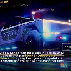 Sangar! Cyber Truck Jadi Mobil Kepolisian AS